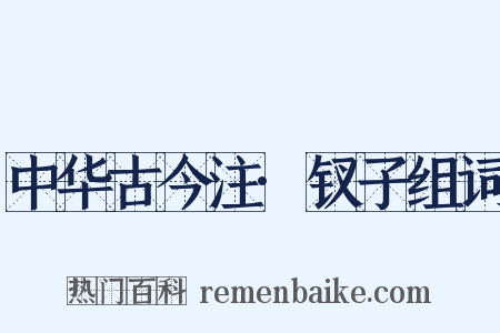 中华古今注·钗子组词是什么意思的图片